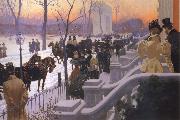 Lungren, Fernand Harvey A Winter Wedding oil painting picture wholesale